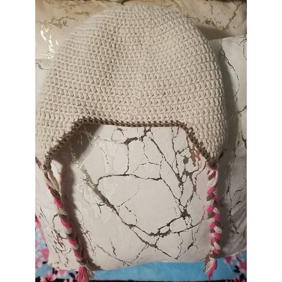 Hand Crochet Puppy Dog Hat Youth-Toddler Ear Flaps - Picture 6 of 6